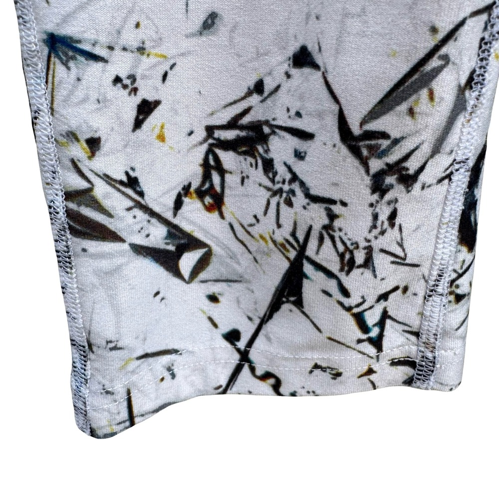 Nike Dri-FIT Abstract Splatter Print Capri Leggings Gymwear Sporty Yoga Womens S - Picture 11 of 11